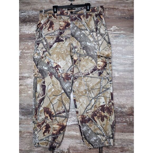 2 Pair Fusion 3D Camo Mens Pants Size XL 40/42 Hunting Pants Outfitters Ridge - Picture 4 of 12
